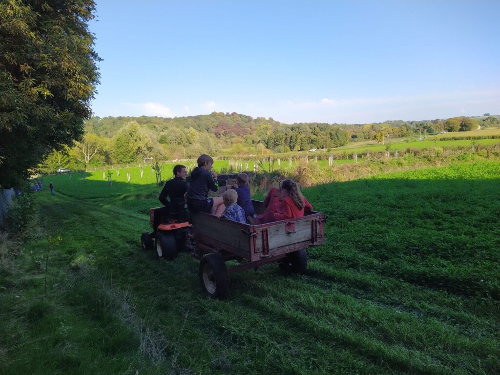 Wagon rides open house